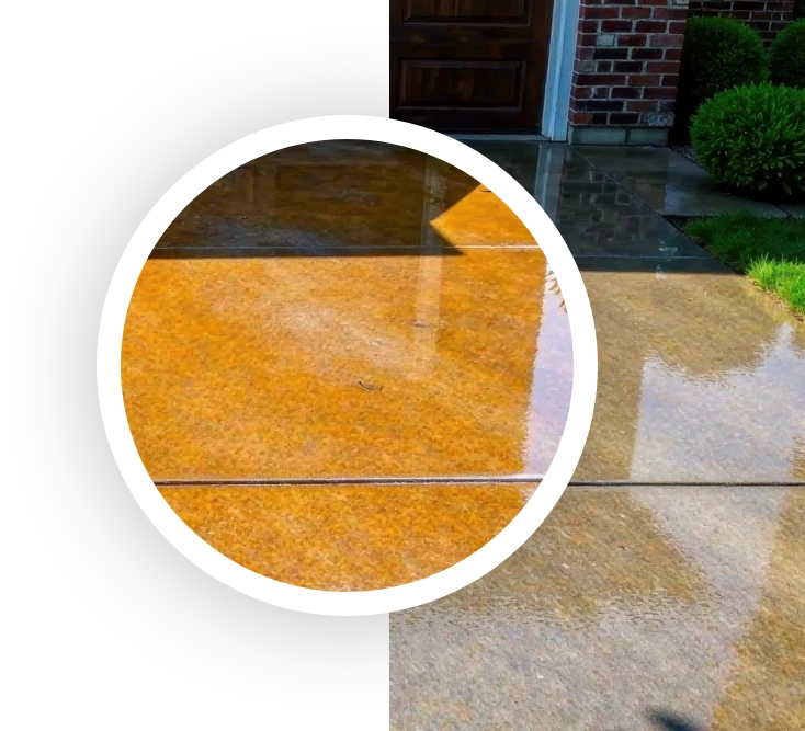 cleaning before and after